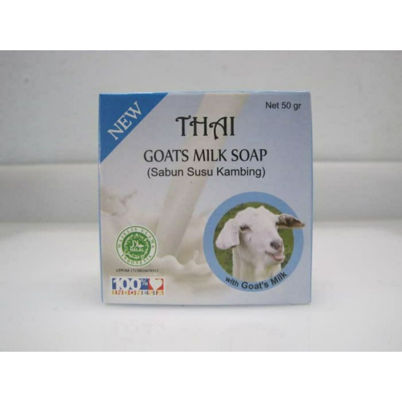 SABUN THAI GOATS Milk - Brightening Soap - Sabun Susu Kambing