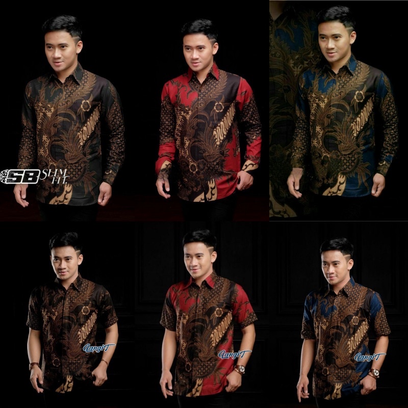 Kemeja Batik Pria UMY007 SIZE M L XL XXL