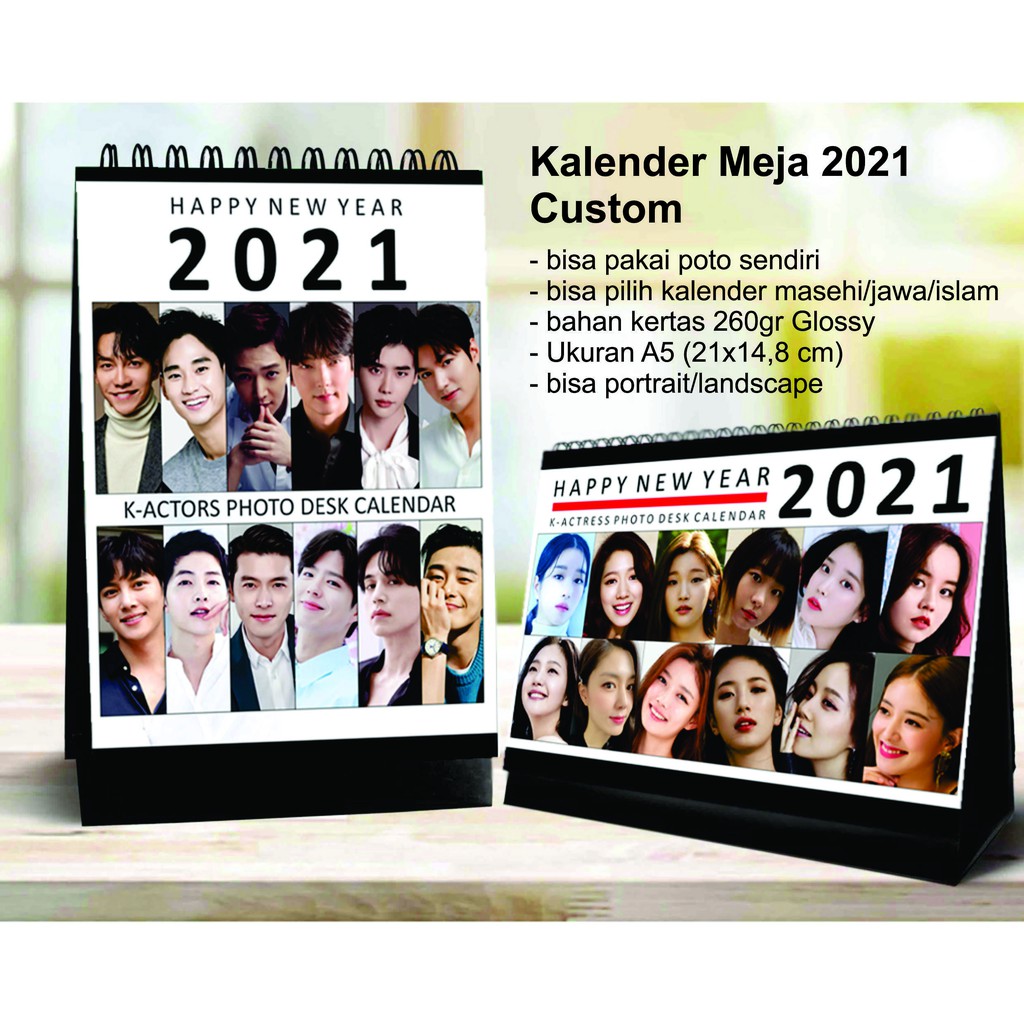 

KALENDER MEJA 2021 CUSTOM K-DRAMA/KPOP/DLL