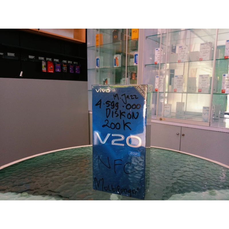 Vivo V20 Ram 8/128gb (NFC) bergaransi resmi 1 tahun & kredit 12 kali akulaku