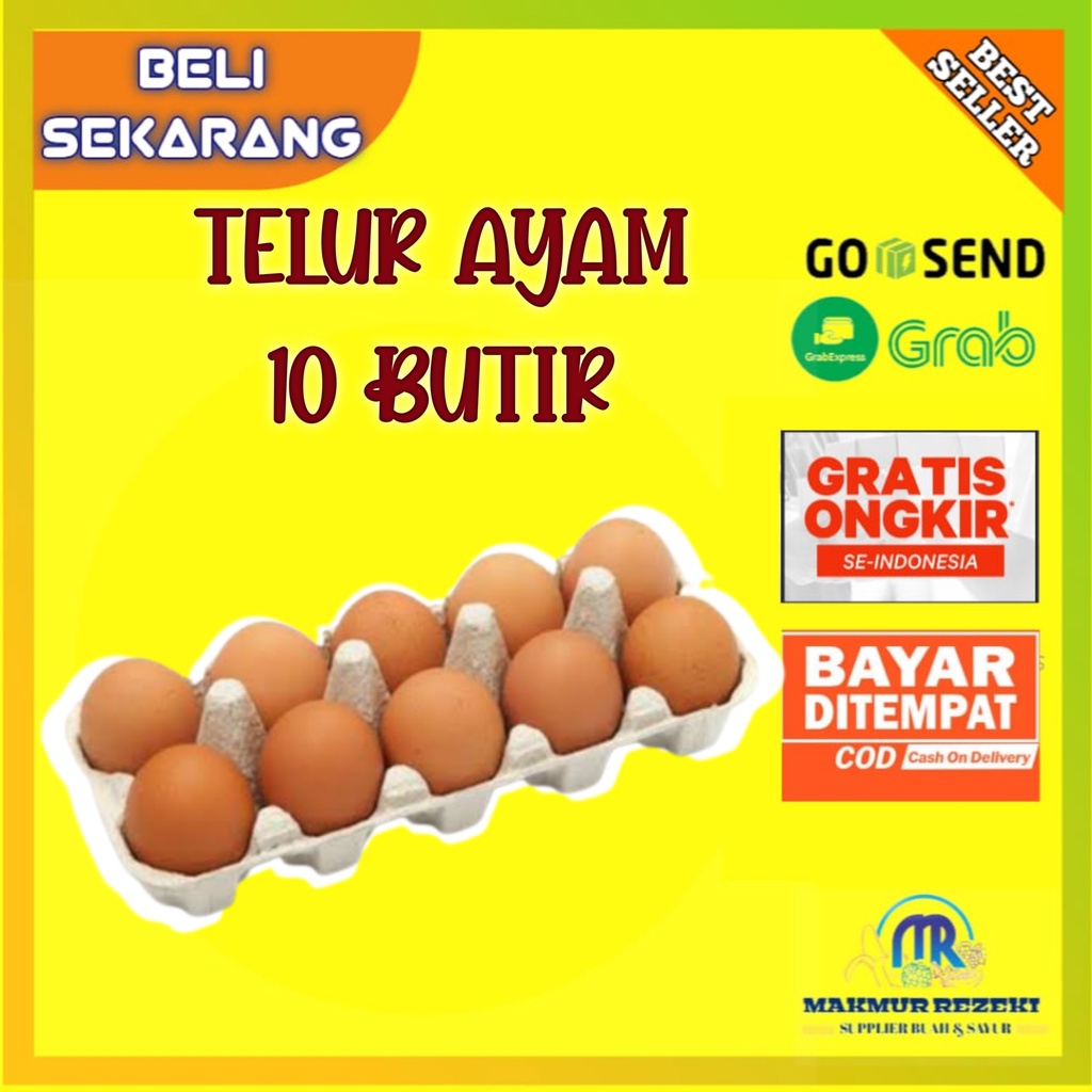 

TELUR AYAM NEGRI 10 BUTIR