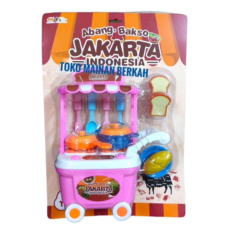 MAINAN GEROBAK BAKSO ANAK