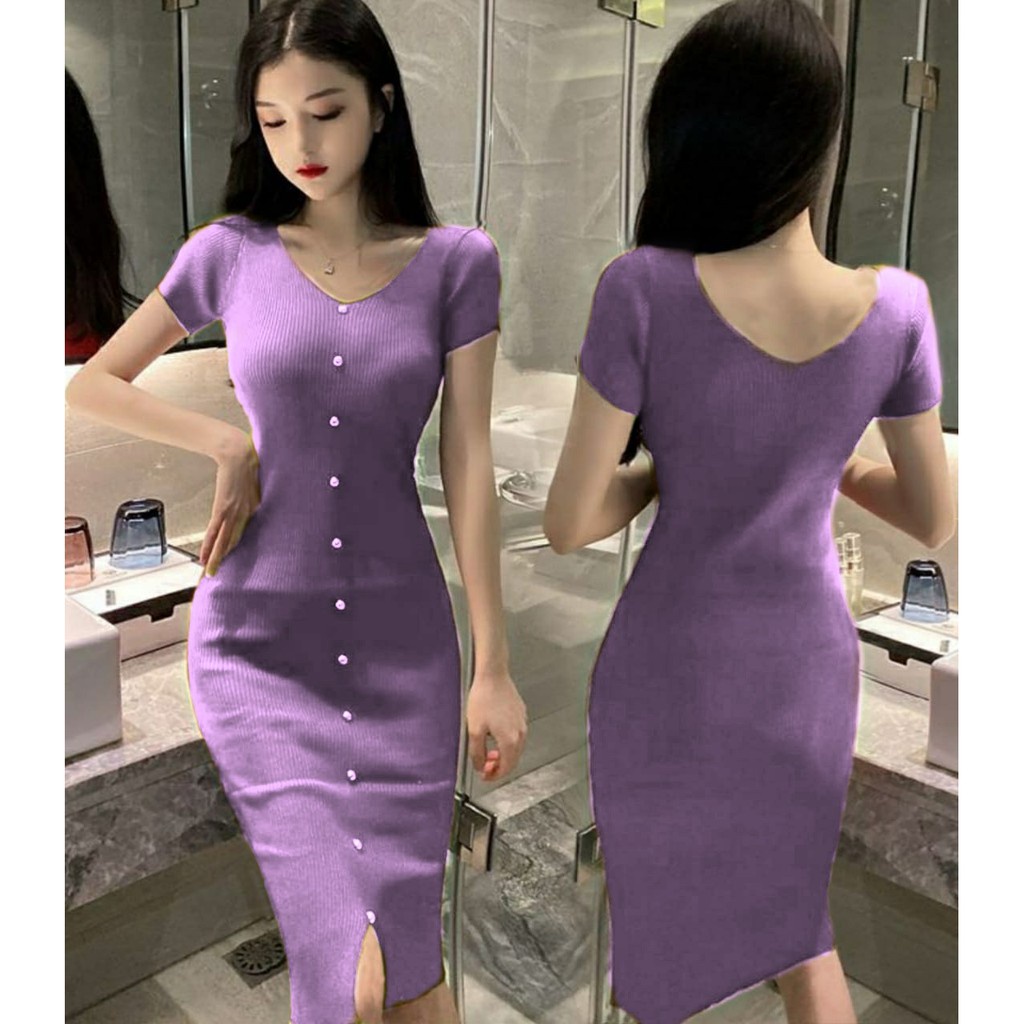 WSE390 - Dress Rajut Emmy / Dress Wanita / Dress Wanita Korea / Baju Rajut / Dress Rajut / PREMIUM QUALITY