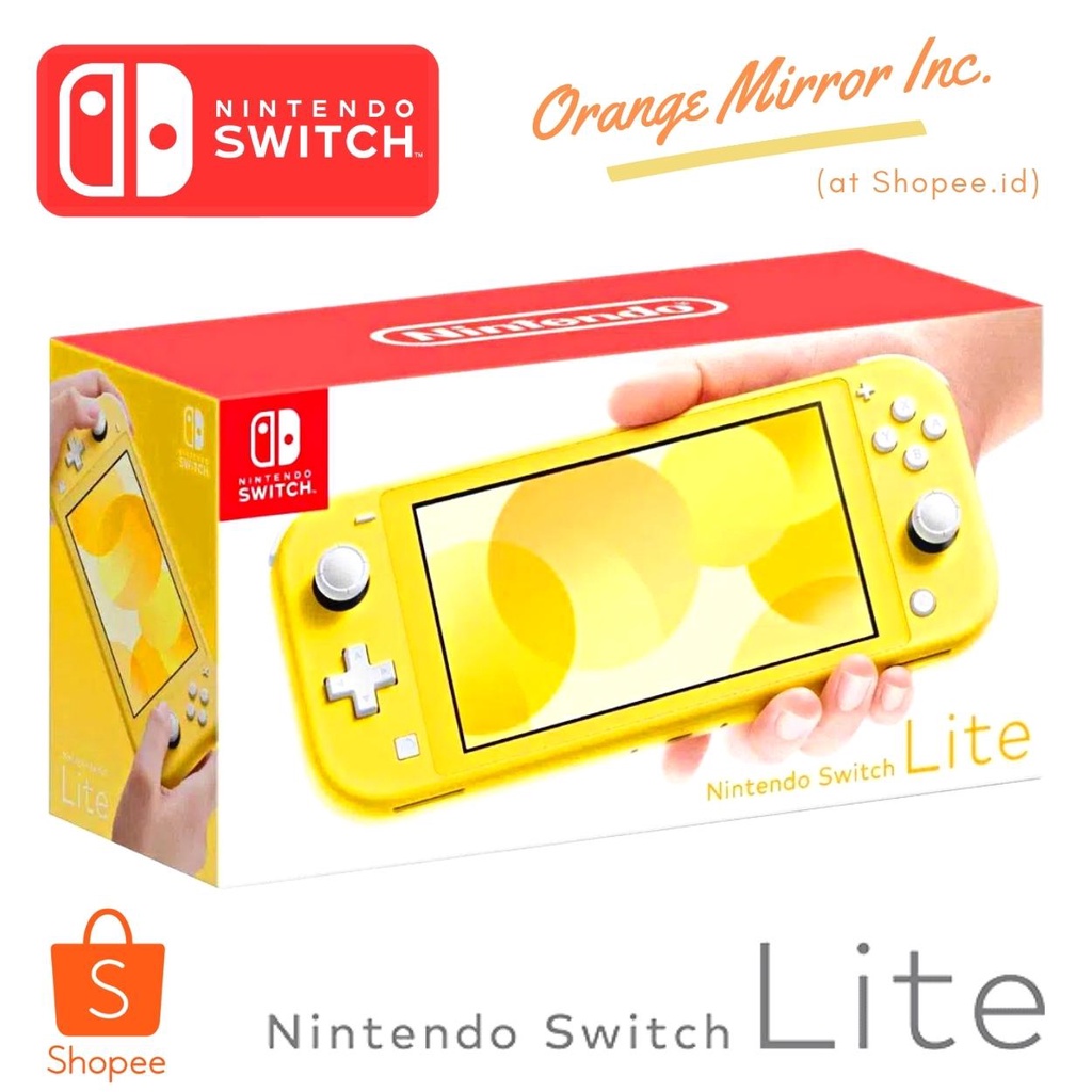 ⭐ Nintendo Switch™ LITE : YELLOW ⭐ Console Machine (Handheld) | konsol mesin video game super cd nin