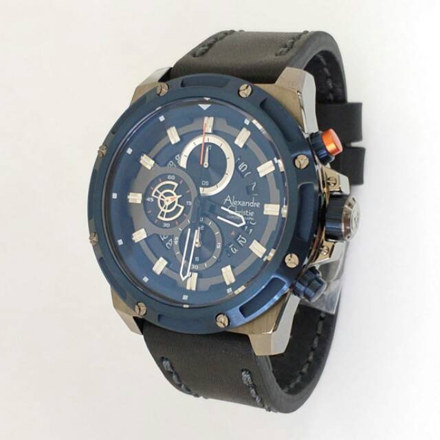 Alexandre Christie AC 6506 AC6506 MC BLSVBE jam tangan pria