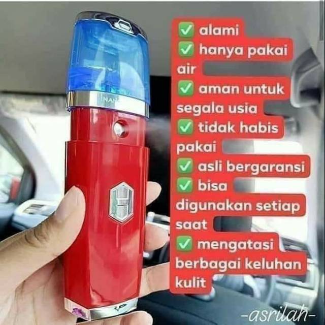 Nano spray MCI(second,dengan box,tanpa carger)