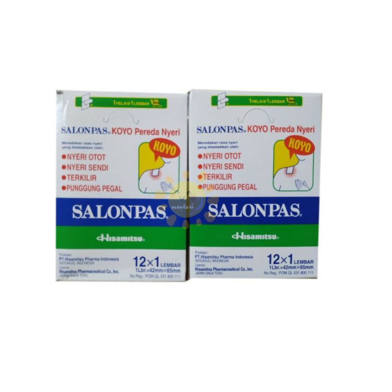 

KOYO SALONPAS (10 bungkus @ 12 lembar)