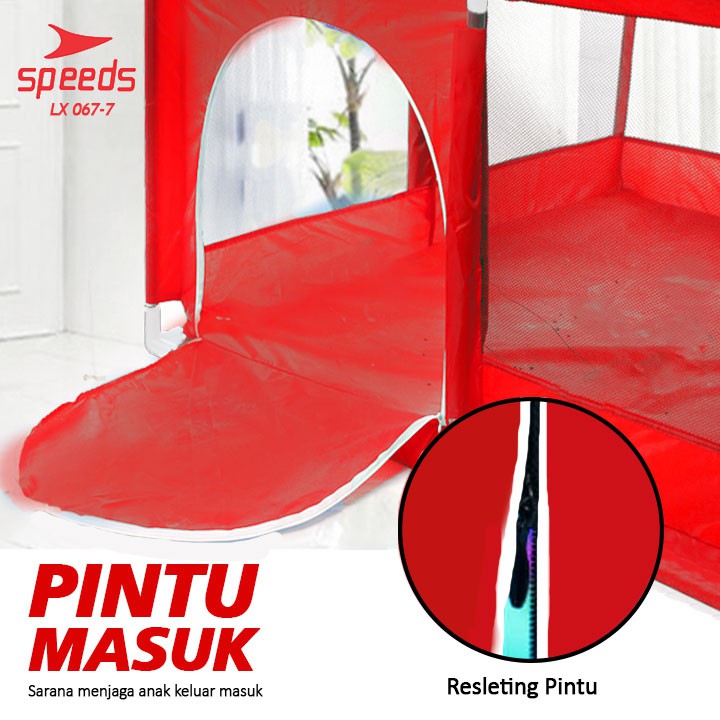 Playpen Pool Balls SPEEDS Pagar Kolam Anak / Bayi Pagar Anak Playpen Anak Keselamatan Barrier 067-7-3