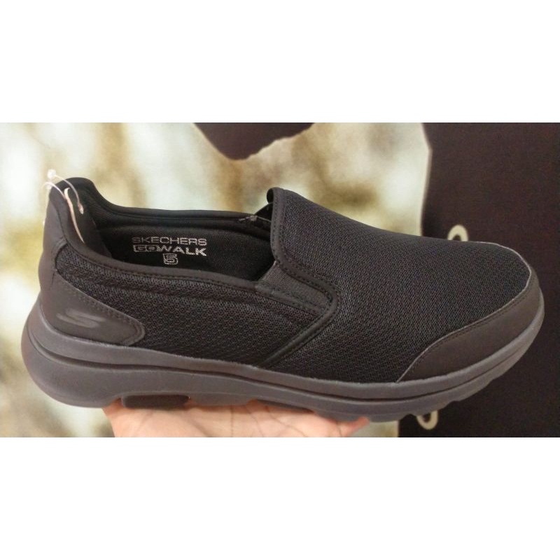 Sepatu Skechers Go Walk 5 Mens Full Black Shoes Original