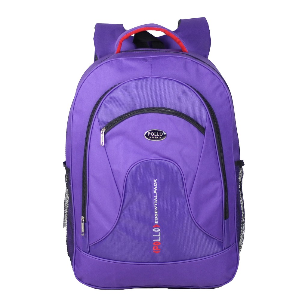 Tas Polo SMP SMA Cowok Backpack Gendong Laptop Laki-Laki Multifungsi