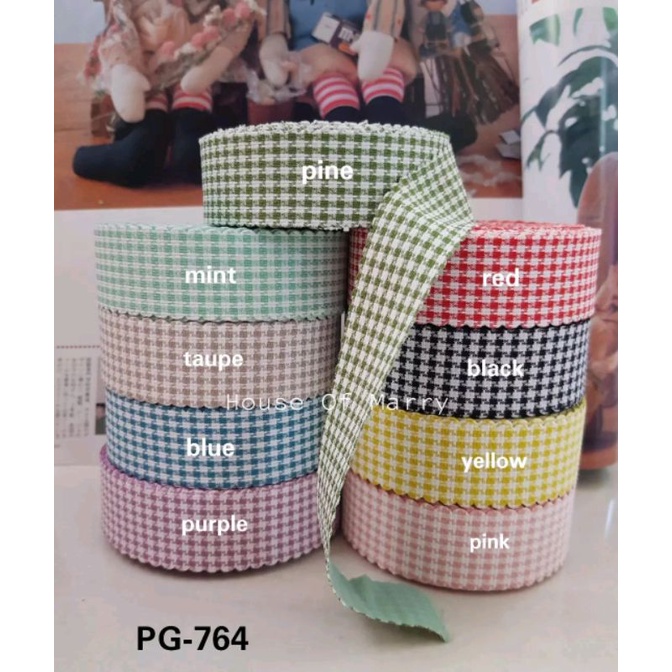 

PITA KOTAK GERIGI PG-764 (per yard=90 cm)
