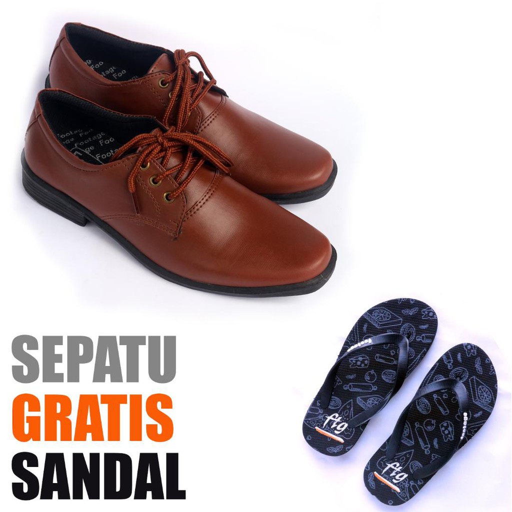 Footage/Fashion Pria/Sepatu Formal/Buy 1 Get 1 FREE