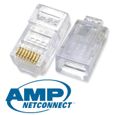 Konektor RJ45 AMP Cat5e 1-Pack Isi 50pcs