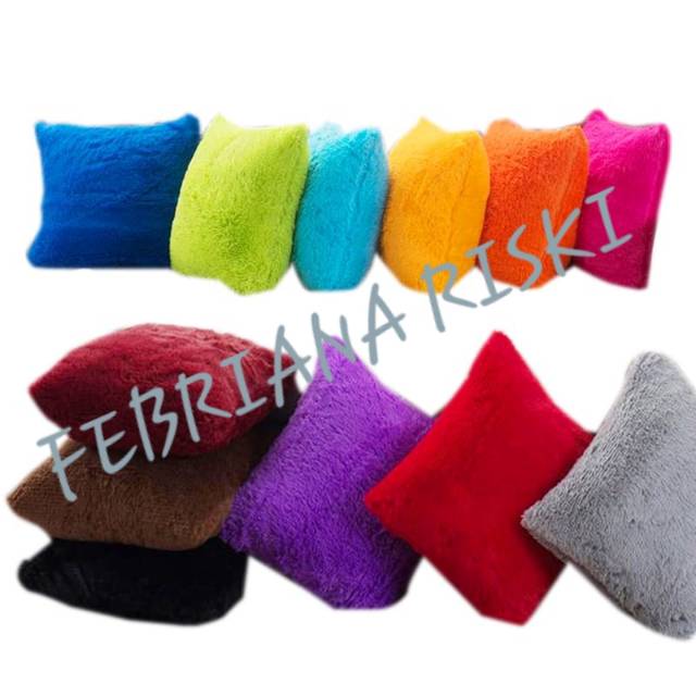 Bantal Sofa Bahan Bulu Rasfur Isi Silikon