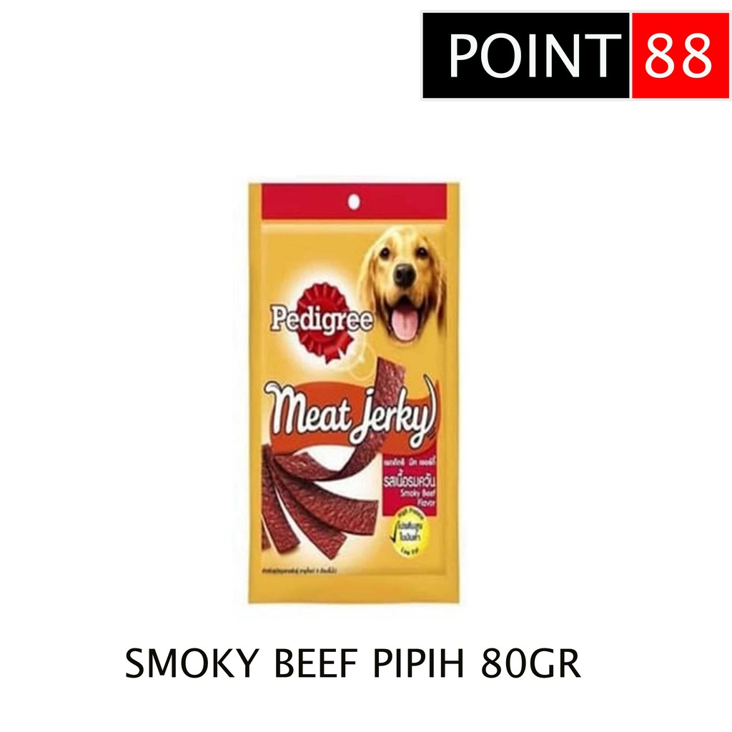 Meat Jerky Strap Smoked Beef 80gr