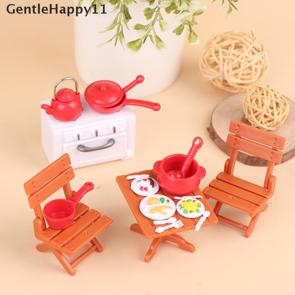 Gentlehappy 13Pcs / Set Mainan Miniatur Oven Piknik / Outdoor Untuk Aksesoris Rumah Boneka