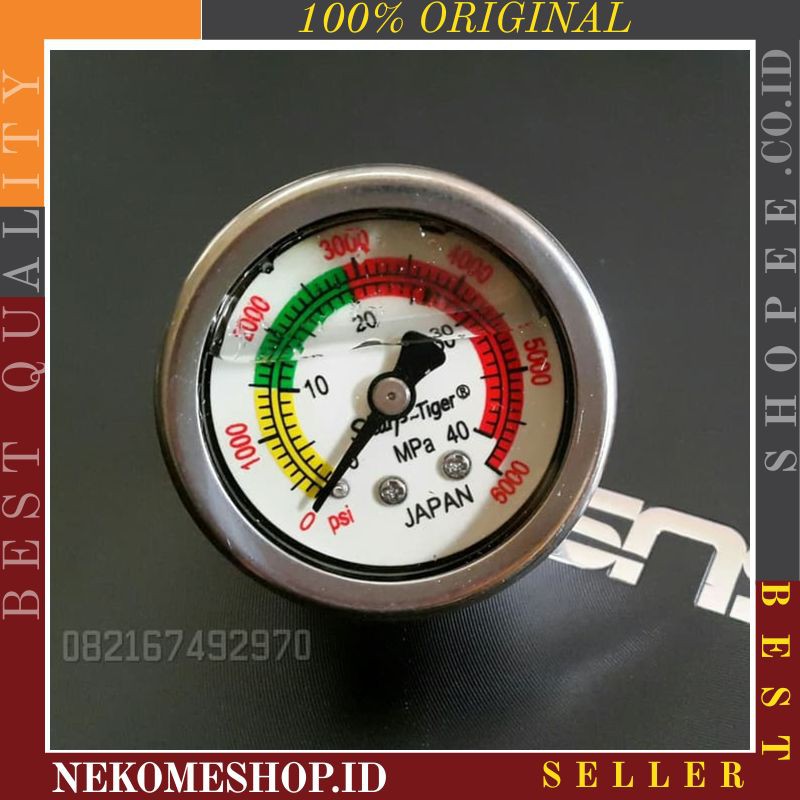 MANOMETER DIAL GAUGE PCP POMPA PUMP PCP SENAPAN ANGIN PAINTBALL SENAPAN AIRSOFTGUN ORI IMPORT LTX125