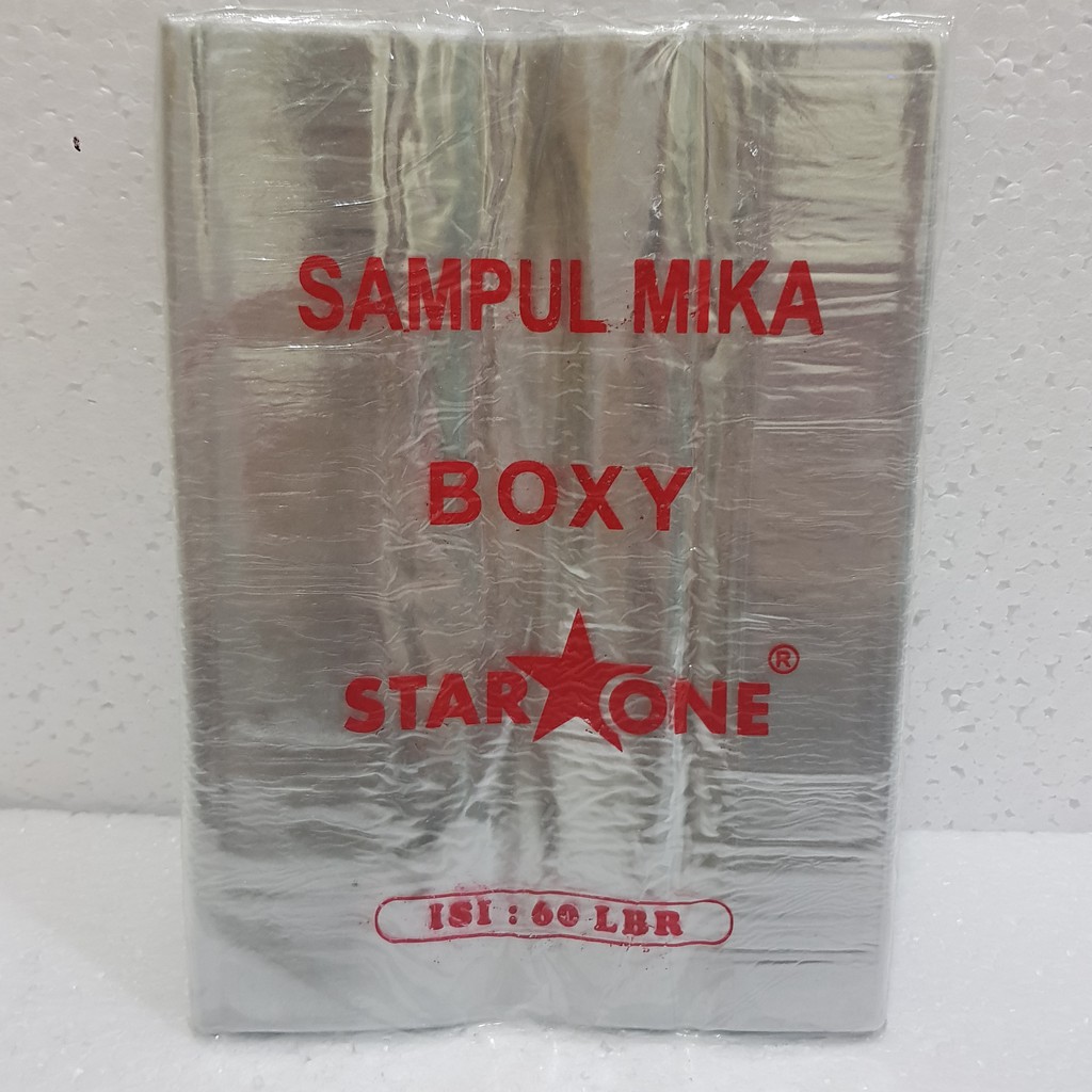 Sampul Buku Mika Boxy / Mika Transparant (1 Set isi 10)