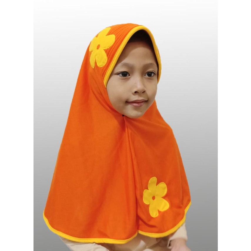 Kerudung Anak Sekolah SD Model Vania KW Size L Jilbab Instan Anak Sekolah Pasar Hija'b