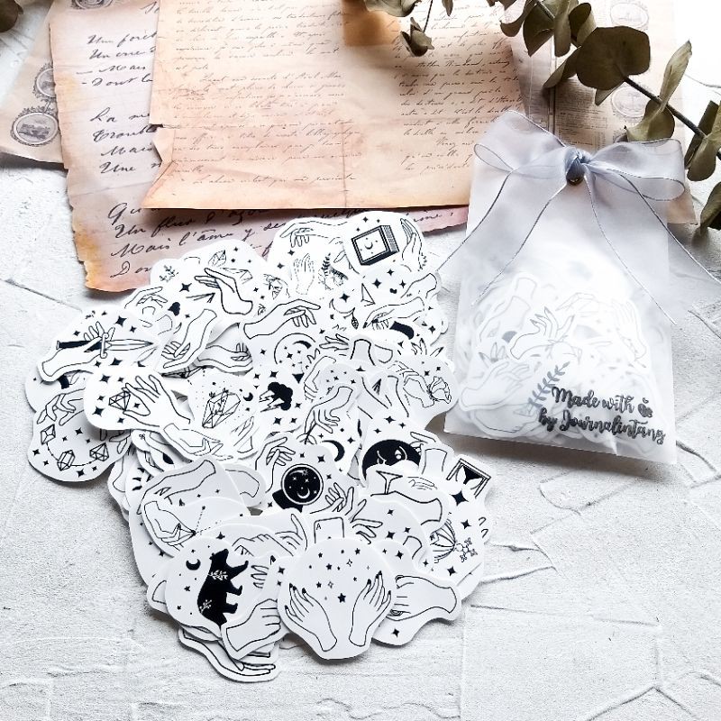 

Mysterious Hands Sticker | Deco Stiker Jurnal Bujo