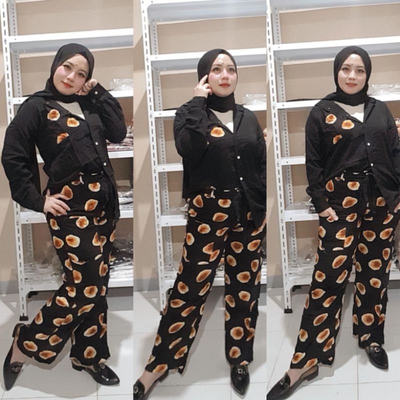 Setelan Kemeja Rayon Original by Floating Extu