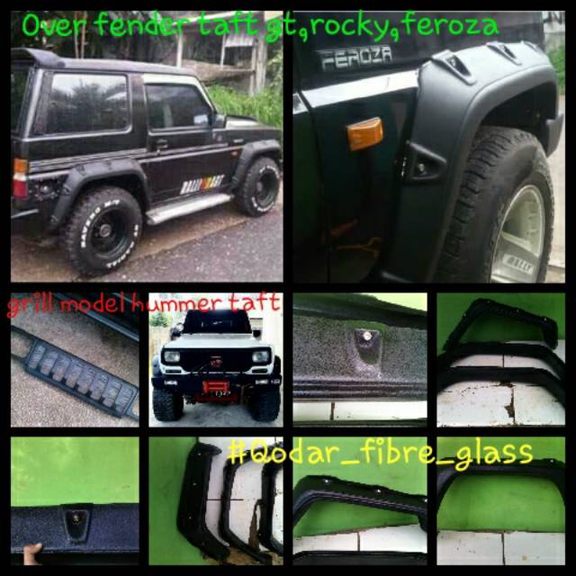 Over fender daihatsu taft gt feroza hiline rocky