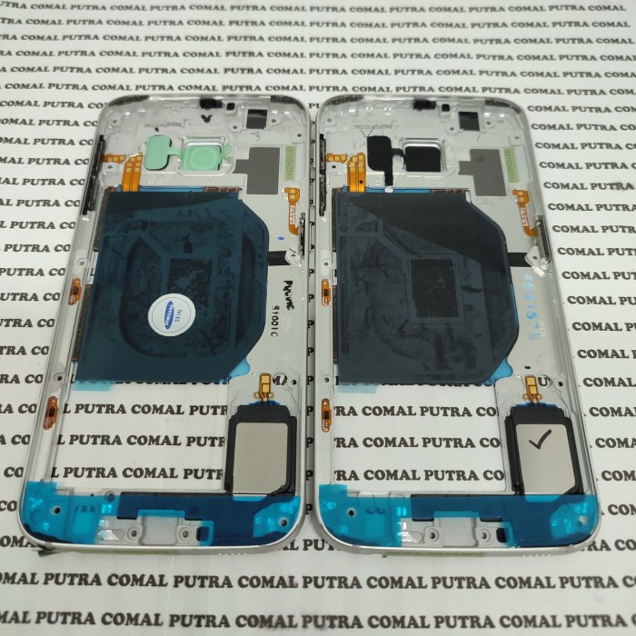 Frame Bezzel Tulang Tatakan LCD Samsung S6 Flat Asli Original Copotan