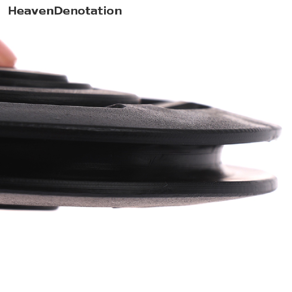 [HeavenDenotation] 95mm Black Bearing Pulley Wheel Cable Gym Equipment Part Wearproof