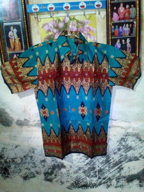 Wou Batik Jasmine Family Maura Couple - Sania Ruffle Batik Couple Ori Ndoro Jowi Dnt Garansi - Kg006