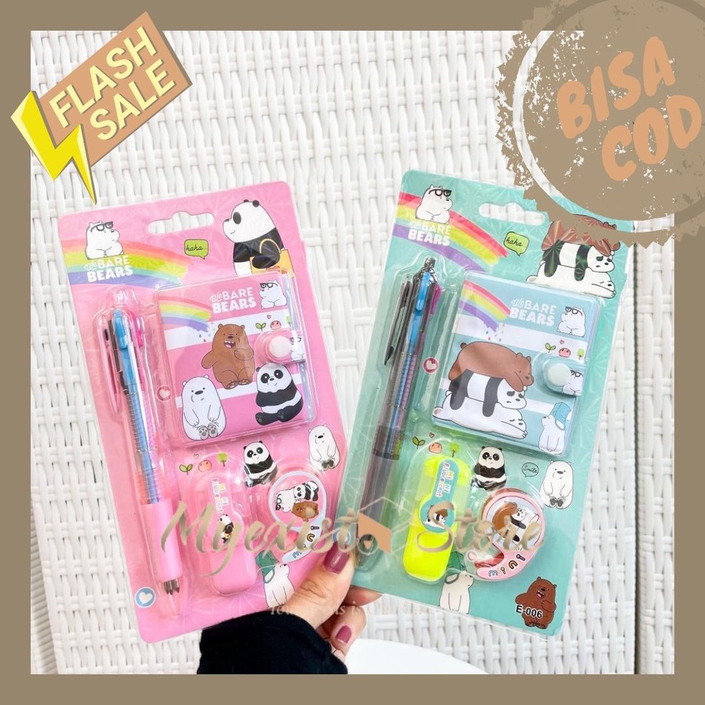 

PAKET ALAT TULIS 4 IN 1 MINI WBB KODE 104 Alat Tulis Kantor perlengkapan sekolah kado unik lucu murah grosir ready jakarta bisa cod Harga bersahabat Produk Berkualitas -IVN495