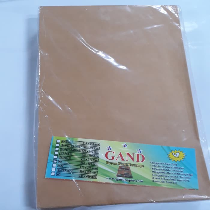 

Grosir Amplop coklat A4 Keren