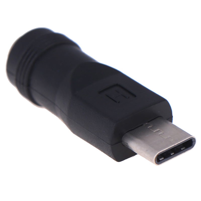 【Theredsunrisesiwy.id】1pcs 5.5*2.1mm Female jack to Type-C 3.1 Male Plug 90 / 180 Degrees DC Adapter