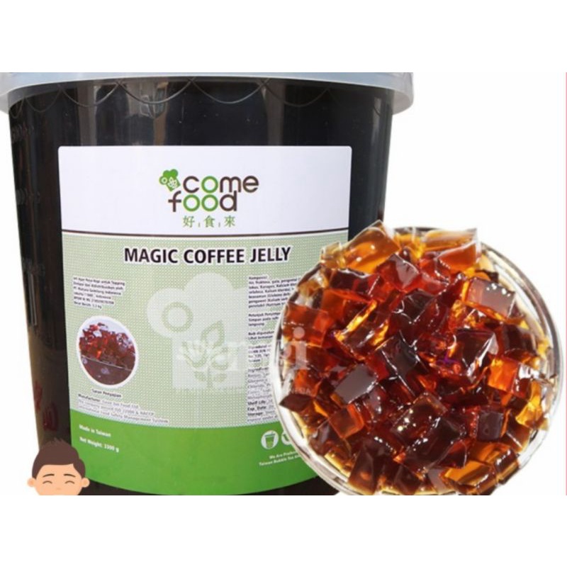 

Magic coffee jelly topping jelly kopi minuman