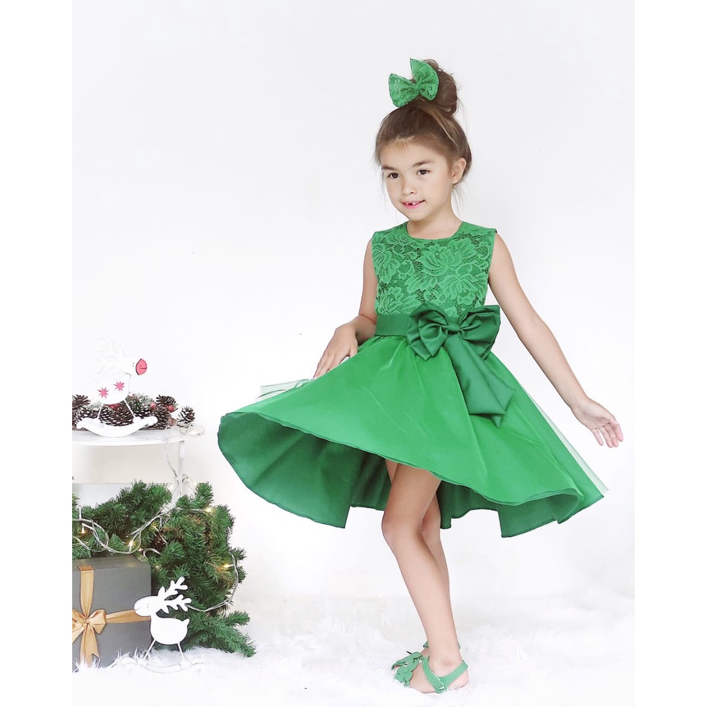 Caroline Dress | Dress Anak perempuan | Dress Dewasa | Dress Couple | Dress Katun Toyobo | Dress Brokat | Gaun Ulang Tahun Brukat | Baju Unik | Baju Anak Unik | Baju Natal  Harga Murah