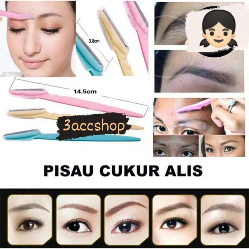 Pisau cukur Alis tineke eyebrow razor / alat pencukur alis