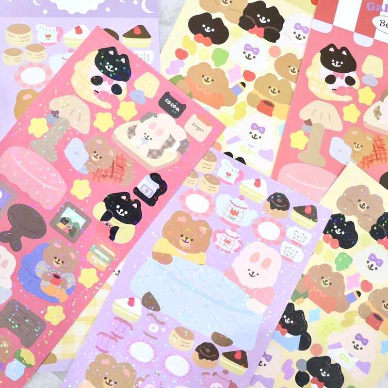 

Special Edition Galici Bear Sticker ( Sticker korea Sticker journaling Sticker bujo )