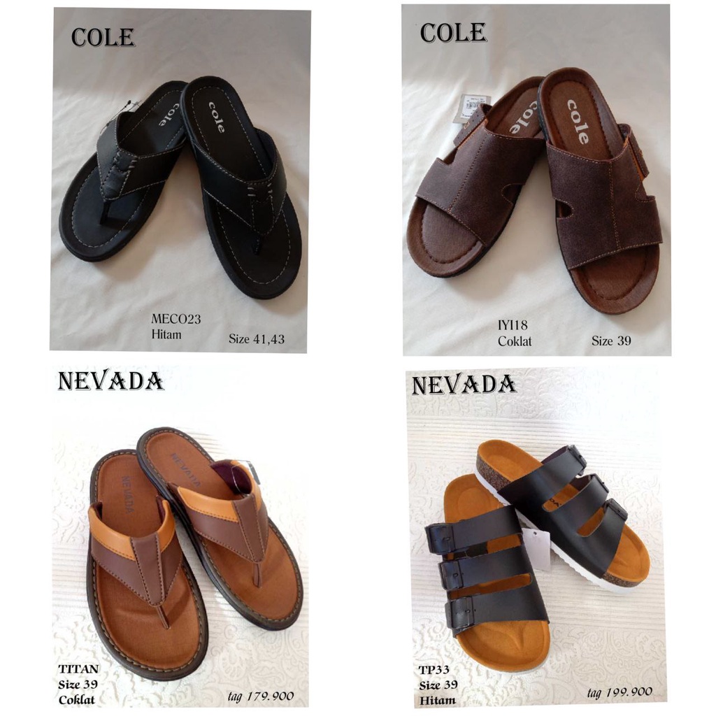 Sandal NEVADA & COLE Cowok