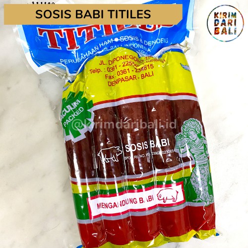 

Sosis Babi Titiles 500gr / Oleh Oleh Bali / Makanan khas Bali / Sosis Babi Bali