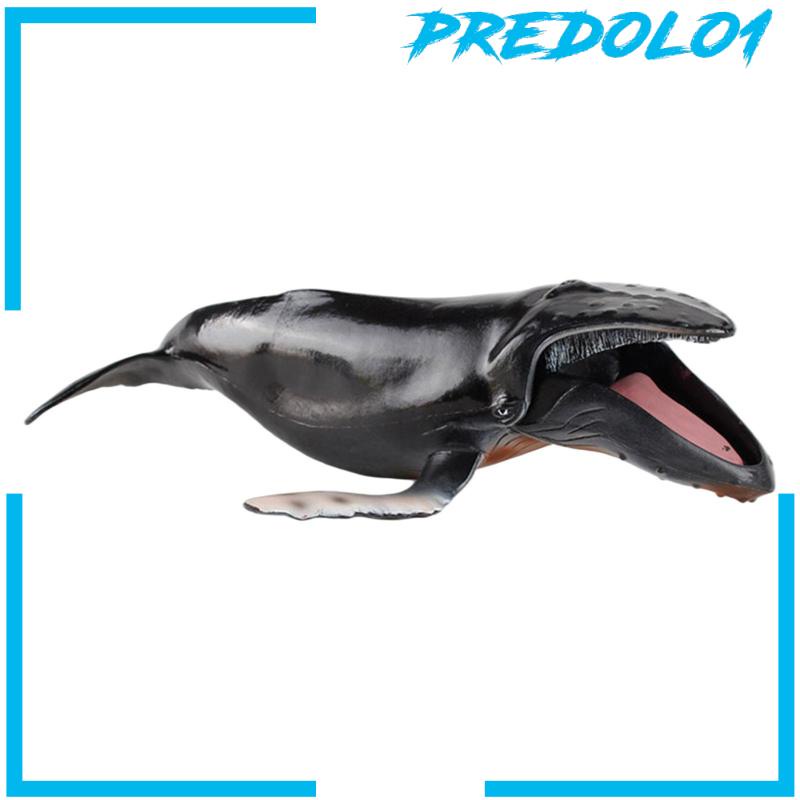 [PREDOLO1] Simulation Whale Model Toy Ornaments Crafts Teaching Aid for Girls Kids Boys