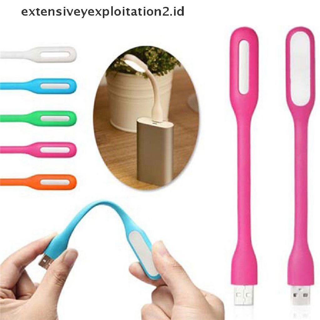 (Model Hotter1) Lampu Baca Led Flexible Usb Mini Untuk Komputer Laptop