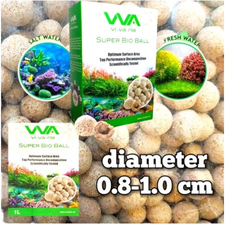 Rumah bakteri media filter SUPER BIO BALL VIVARIA MEDIA FILTER RUMAH BAKTERI AQUARIUM