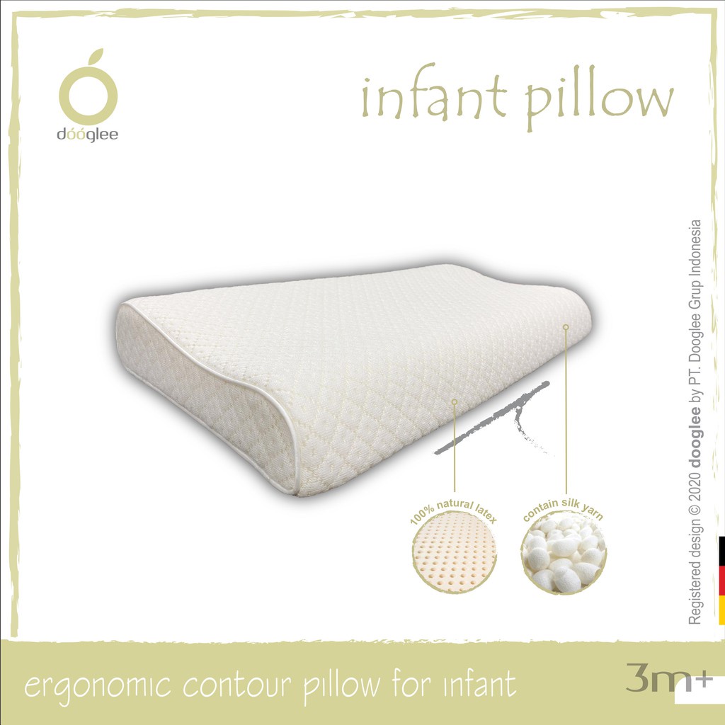 DOOGLEE INFANT CONTOUR PILLOW 3M+