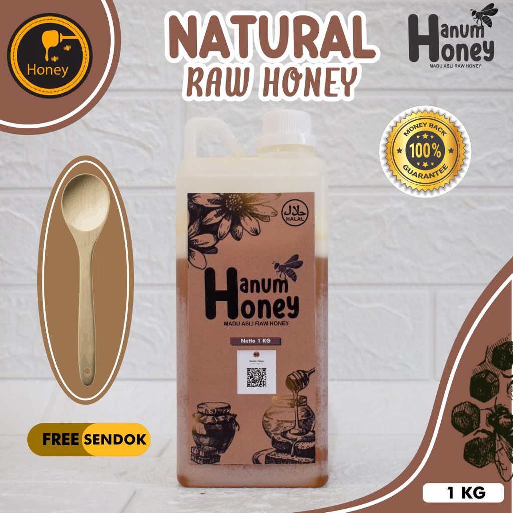 

Madu Murni Asli - Hanum honey 1kg Natural Raw Honey I Madu Hutan Asli - Madu Murni