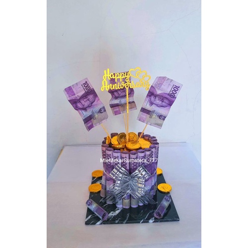 Money Cake - Kue Uang Ulang Tahun - Kue Uang - Kue Uang Anniversary - Kue Uang Wisuda - Kue Ulang Ta