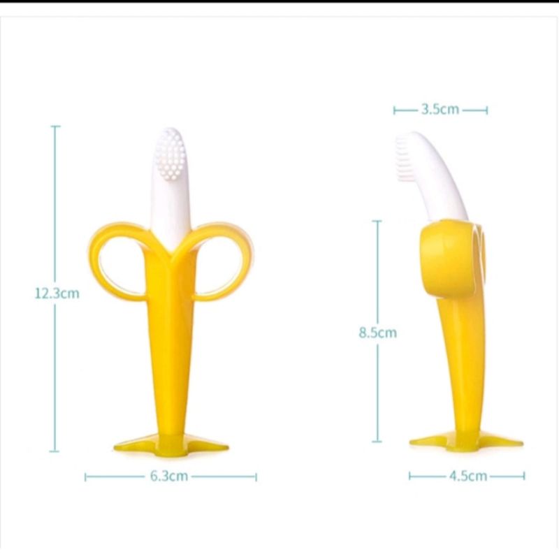 [COD]Teether Banana/Teether Pisang/Teether bayi bentuk pisang/Teether bayi bpa free