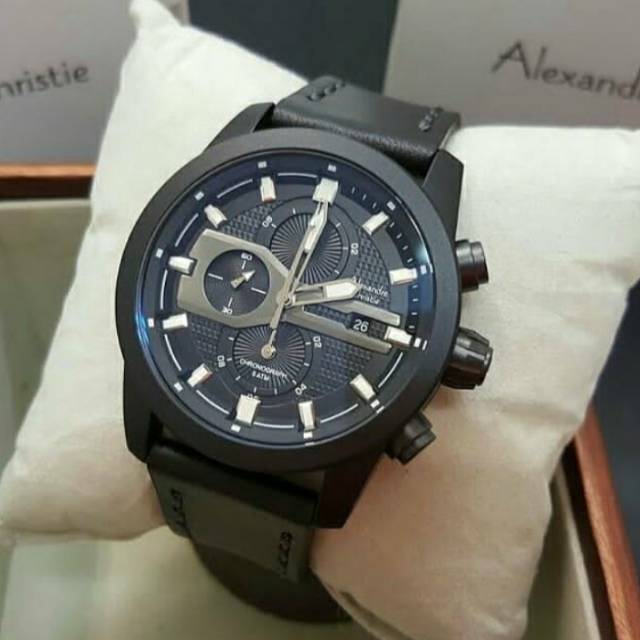 JAM TANGAN PRIA ALEXANDRE CHRISTIE AC6270 CRONO AKTIF
