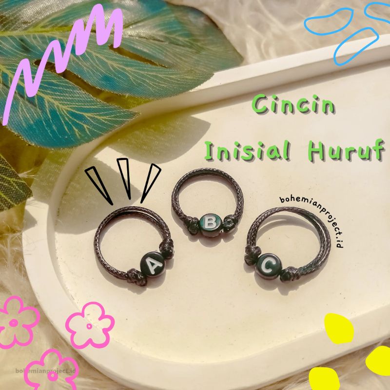 10.10 CINCIN HURUF INISIAL | CINCIN TALI HURUF | BOHEMIANPROJECT.ID