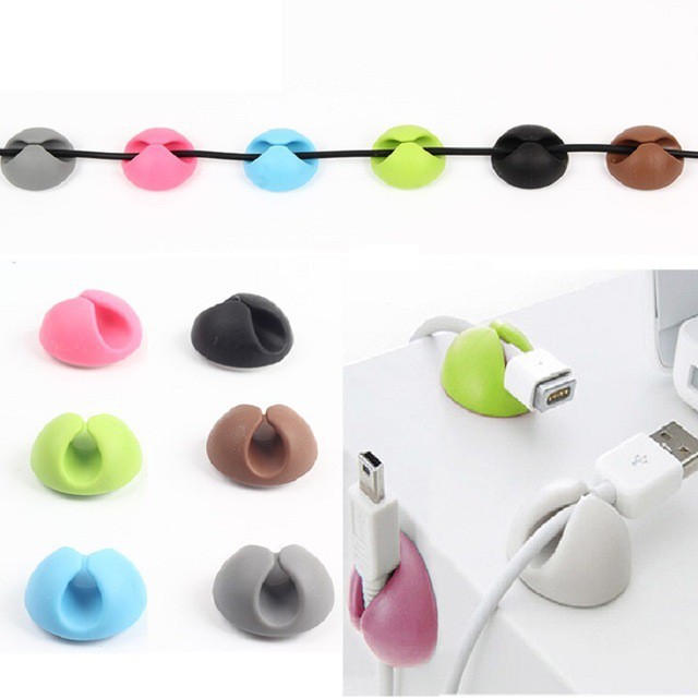 Klip Holder Organizer Kabel Data / Earphone