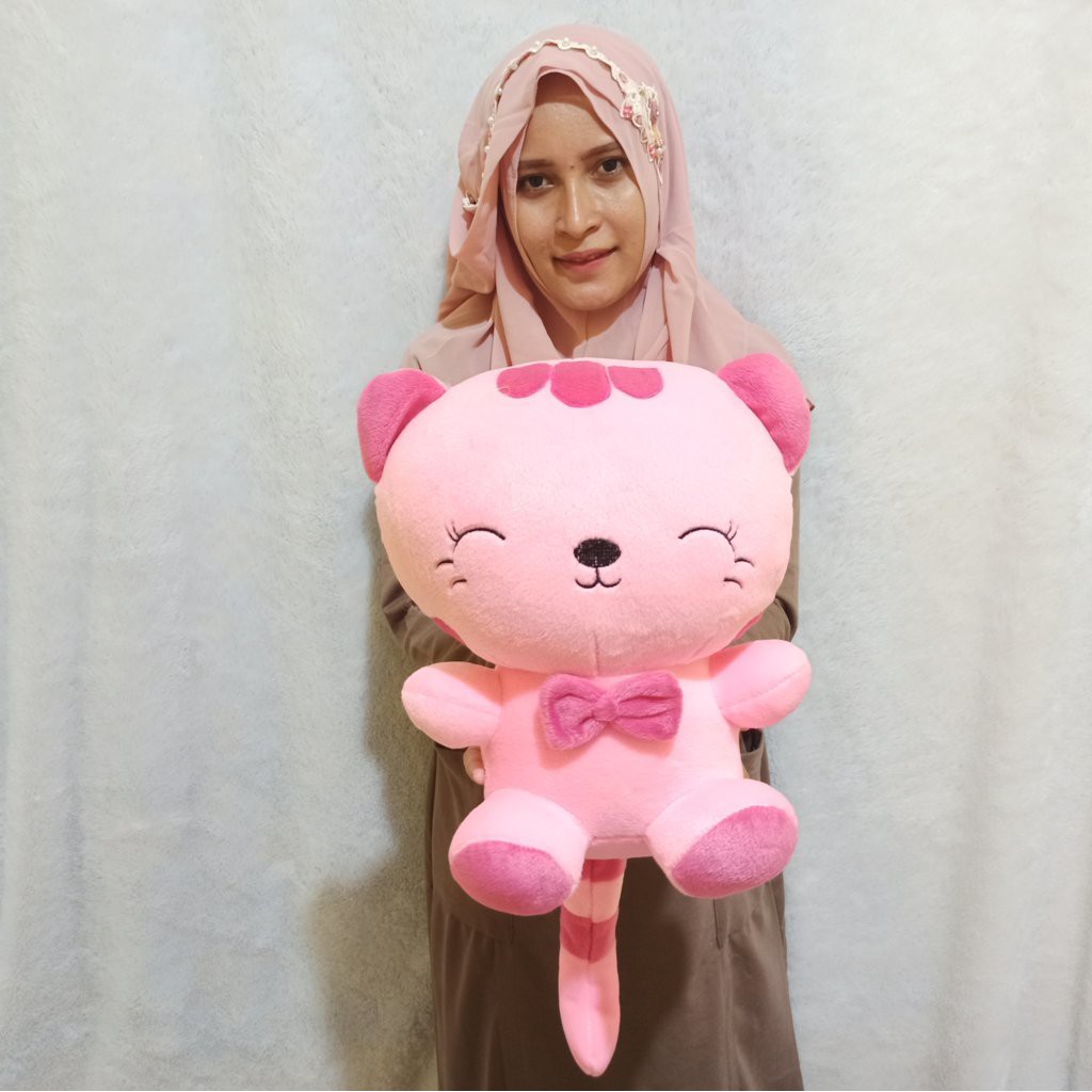 Boneka Kucing cantik XL murah BISA+UKIR NAMA PO 2-4 HARI aja
