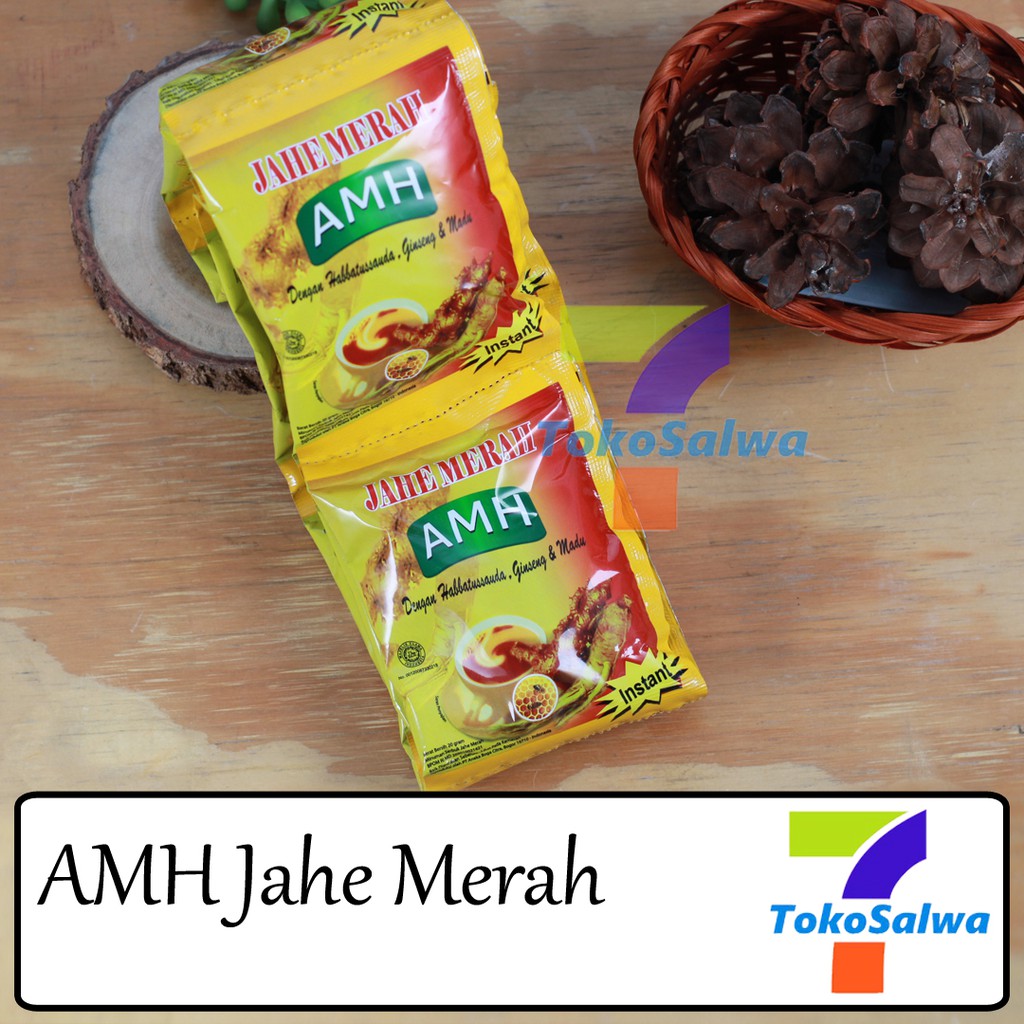 

JAHE MERAH SUPER AMH AMANAH RENCENG/10 SACHET PLUS HABBAT,GINSENG & MADU